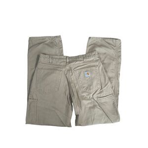 Carhartt Men 33X32 Original Dungaree Fit Cat 2 Pant Relaxed Baggy Workwear Tan